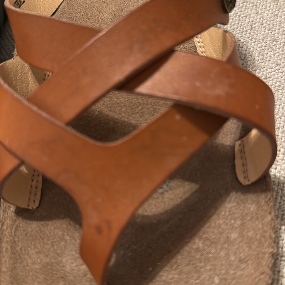 CLIFFS WHITE MOUNTAIN Womens Strappy Slip On Brown size US 8. EUC - Picture 10 of 10